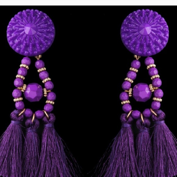 Tassel Earring ( Available in all colors) - Picture 3 of 8